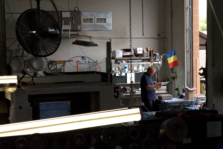 Morning on the production floor